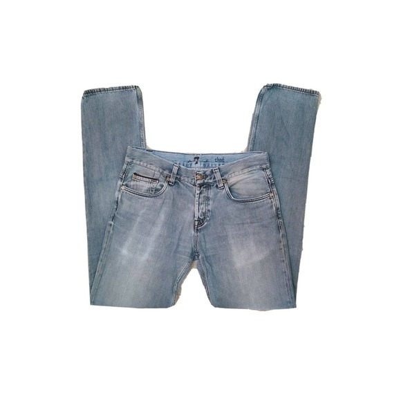 7 For All Mankind Chad Slim Fit Taper Mens Jeans Size 30 - Picture 2 of 4